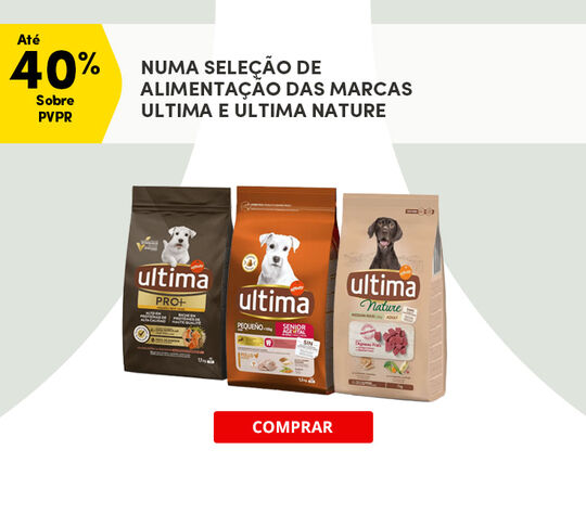 At&eacute; 40% nas marcas Ultima e Ultima Nature